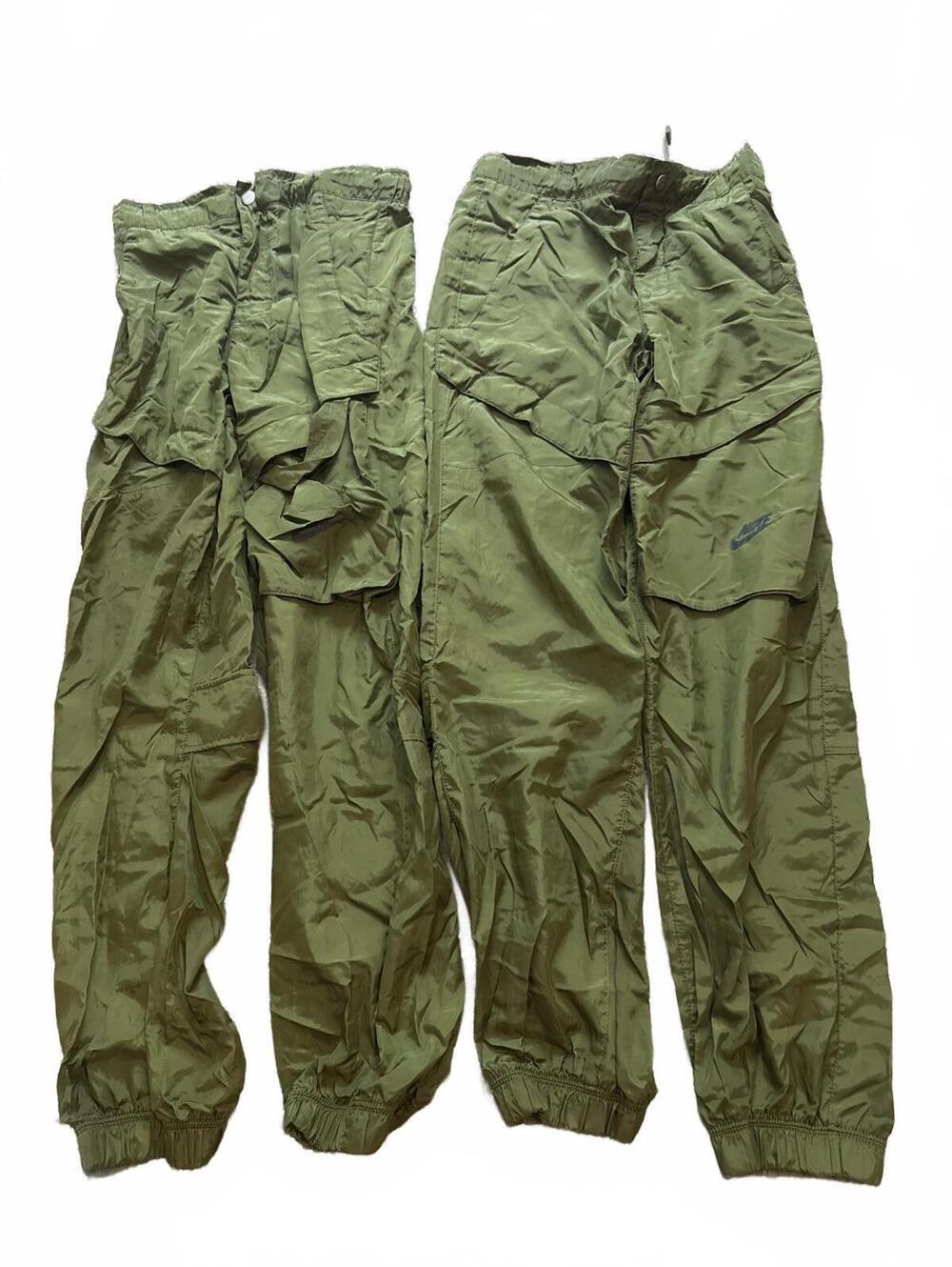 Nike Boys Large Green Cargo Style Track Pants lot of 2